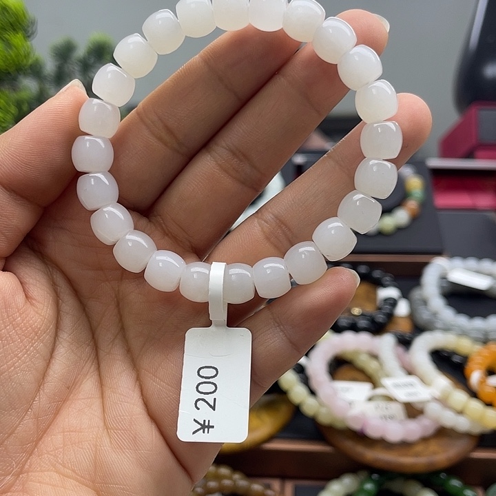 和田玉未镶嵌手串