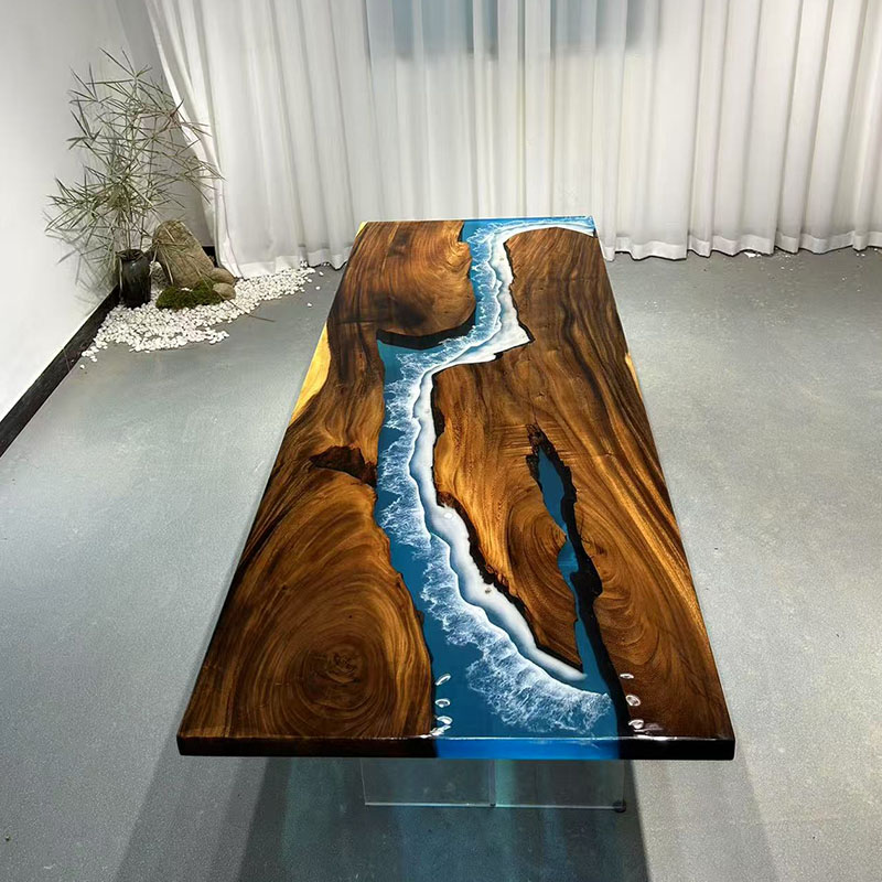 南美胡桃木树脂大板 全方 240*90*4.8