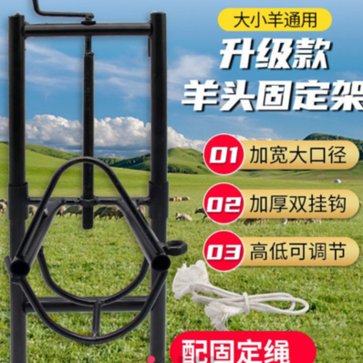 羊头固定架固定羊头