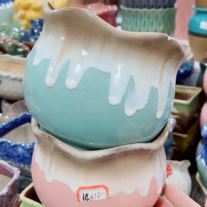 多肉陶瓷花盆满10元包邮