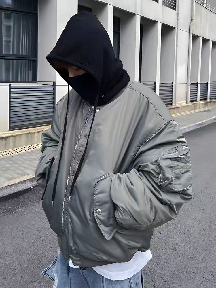 GRAILZ冬季美式高街飞行夹克vibe棉服