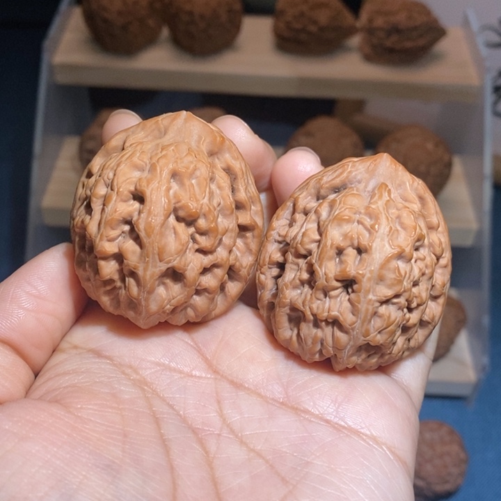 吊坠文玩核桃红锦鲤