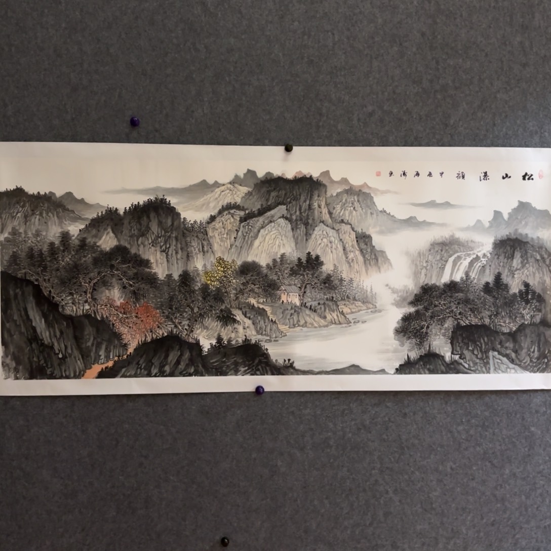 国画国画作品李海涛山水纯手绘精品