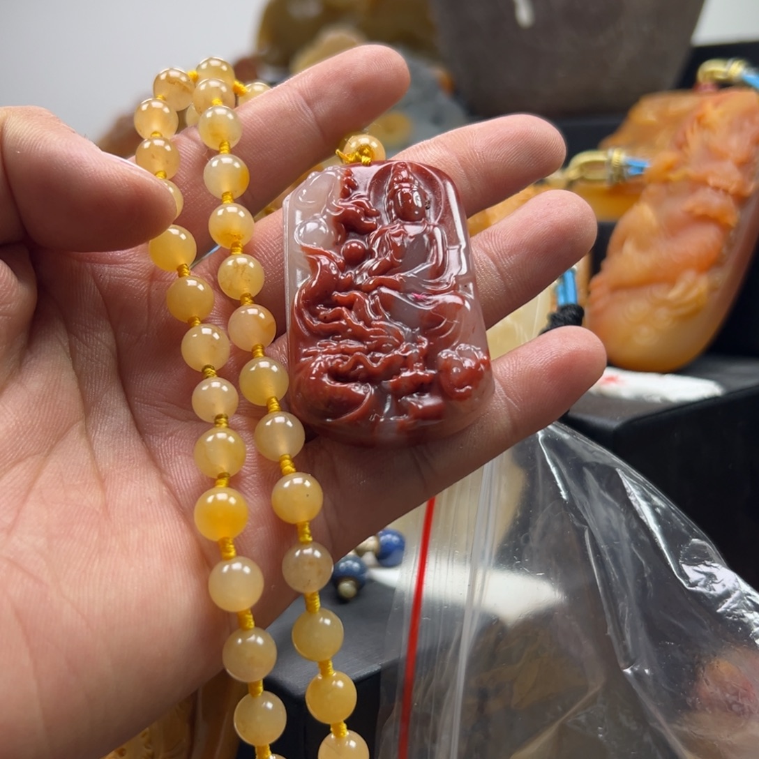 石英质玉（黄龙玉）未镶嵌多选一发货