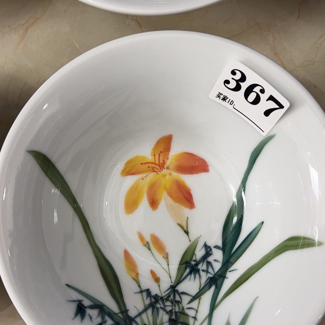 瓷片景德镇陶瓷手工手绘制作