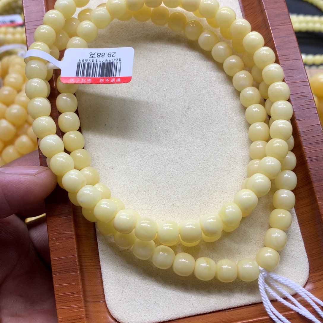 蜜蜡未镶嵌手链蜜蜡
