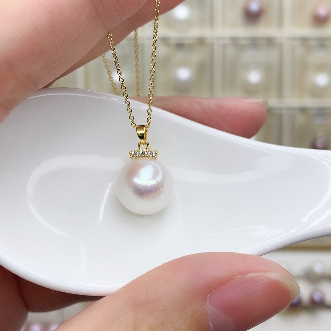 淡水珍珠颈饰合金