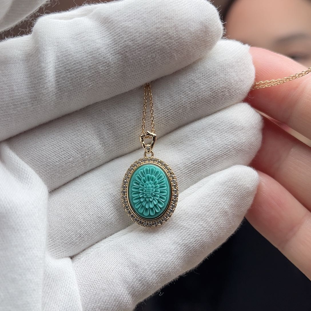 绿松石珠宝奇石未镶嵌