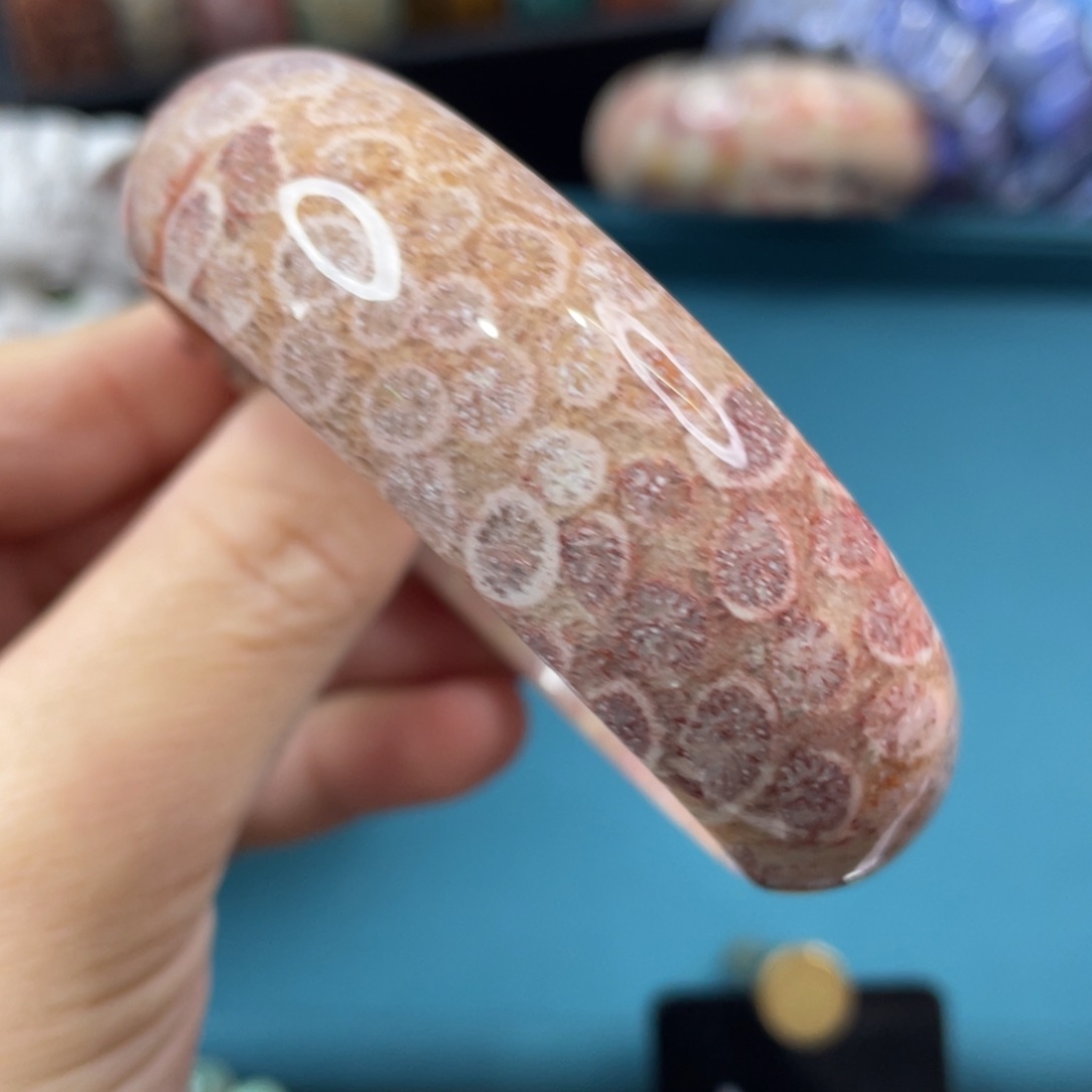 未镶嵌手镯硅化玉