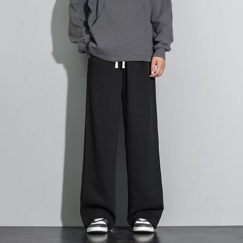 2号 图片仅供参考 实物以直播间为准-男休闲百搭裤子垂感潮流