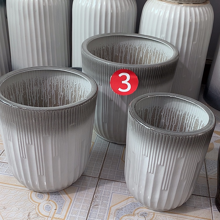 灰色渐变音符大中小一套三个送托盘默认微瑕