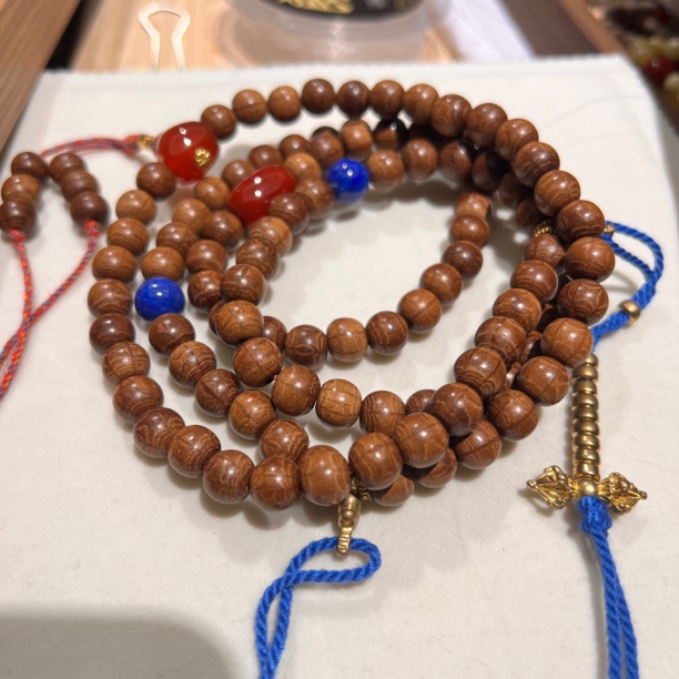 非金属棉绳项链 赤橙冰蓝｜饰品（金韵满堂）系列多圈