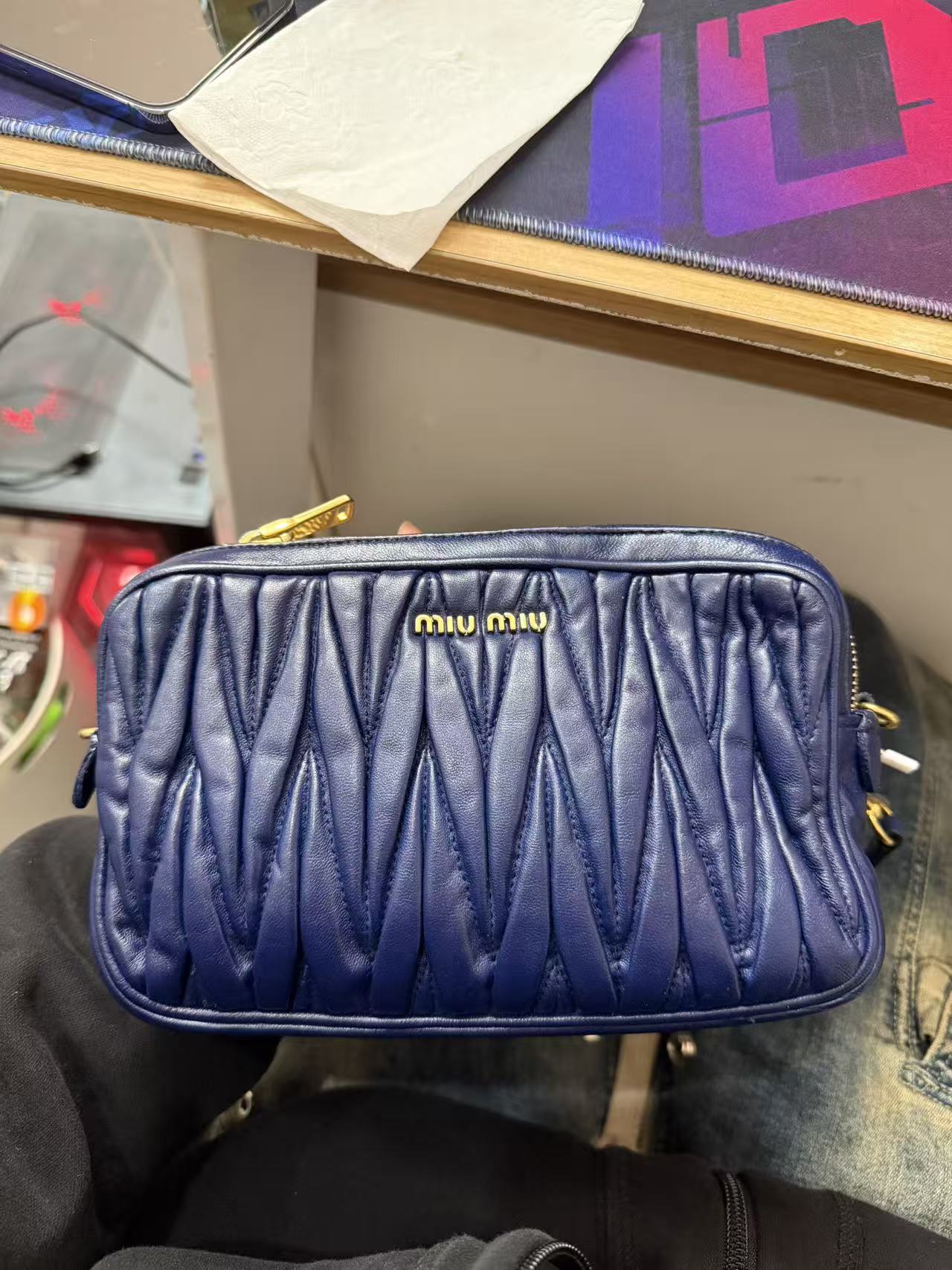 99新 MIU MIU/缪缪 【tvb识货】缪缪相机包