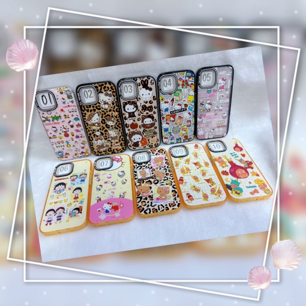 宠粉福利苹果手机壳16promax/15/14/13/12/11闪粉边亚克力双层imd