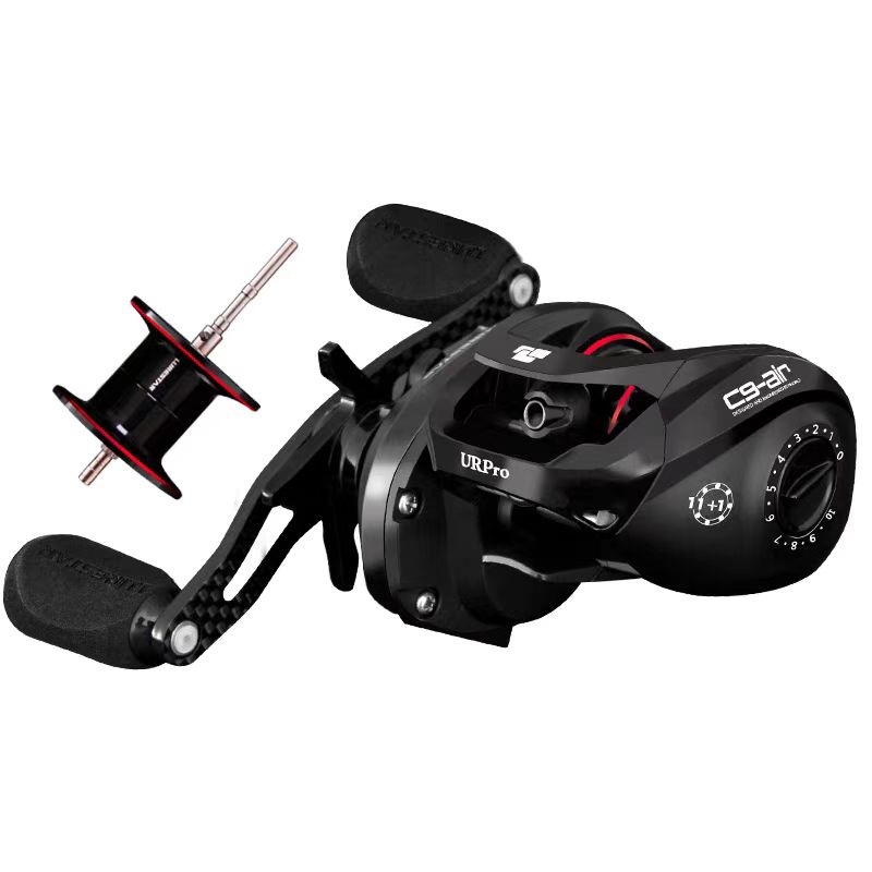 品钓C9-air 微物水滴轮路亚微抛远投磁力刹车防炸线鱼线轮