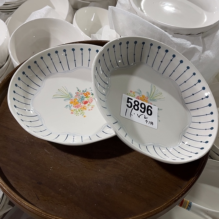 瓷微瑕外贸餐具5896