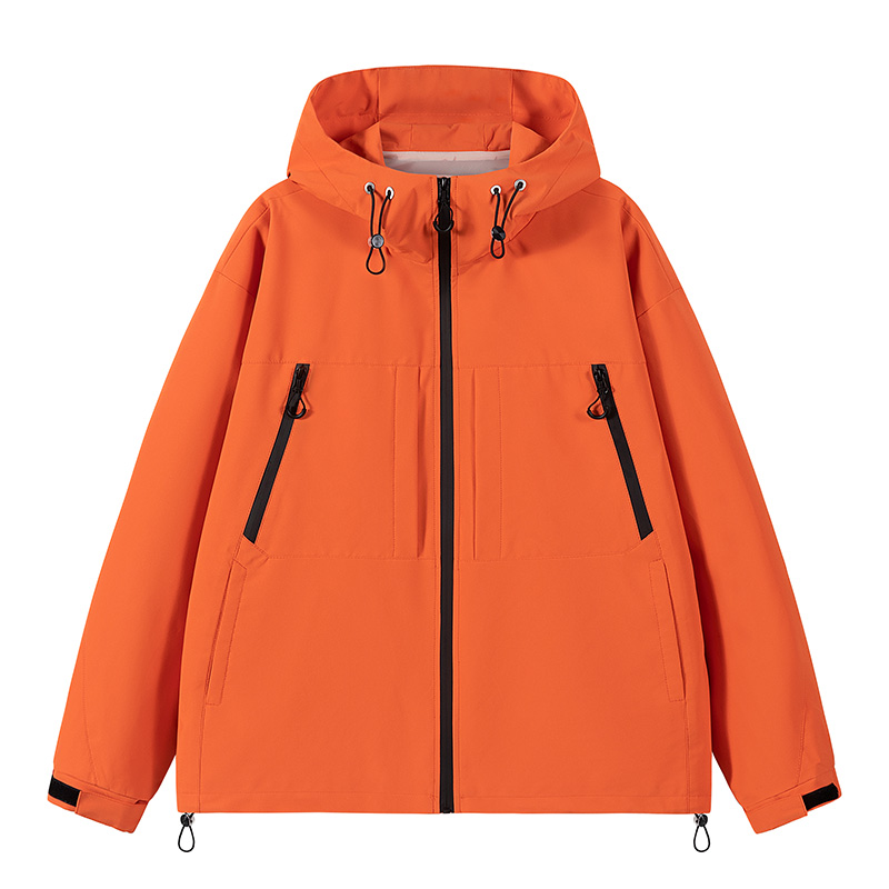 【2477】2025春秋季情侣运动户外夹克百搭男女连帽宽松防水外套
