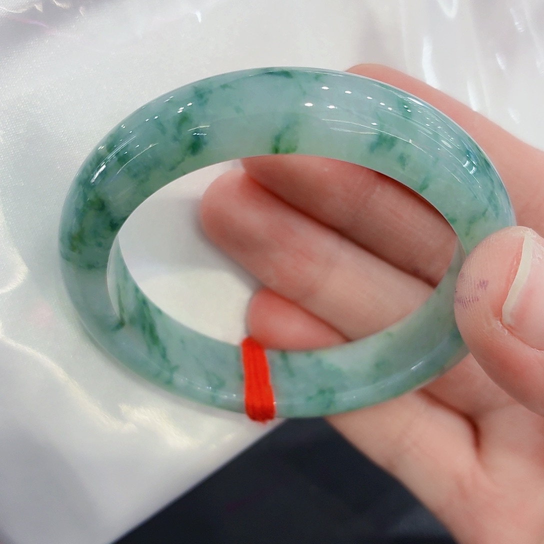 翡翠未镶嵌手镯翡翠53-52圈口