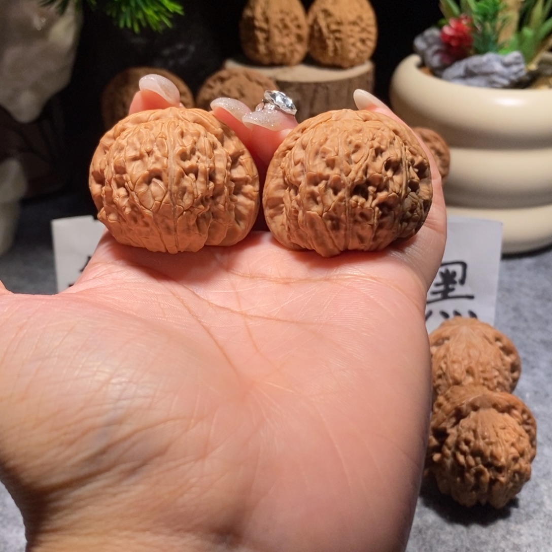 核桃把件全品40球白