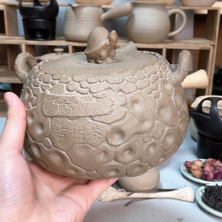 壶老段烧陶瓷茶器！