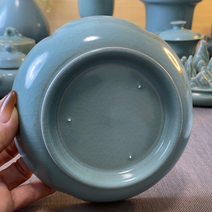 瓷片葵口盘一一一一一一一