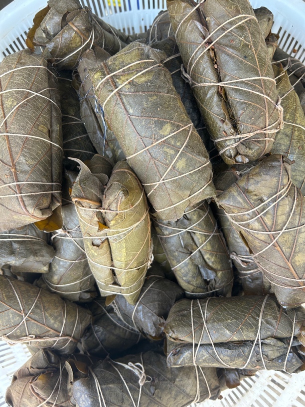 五莲农家 纯手工槲叶菠萝叶粽