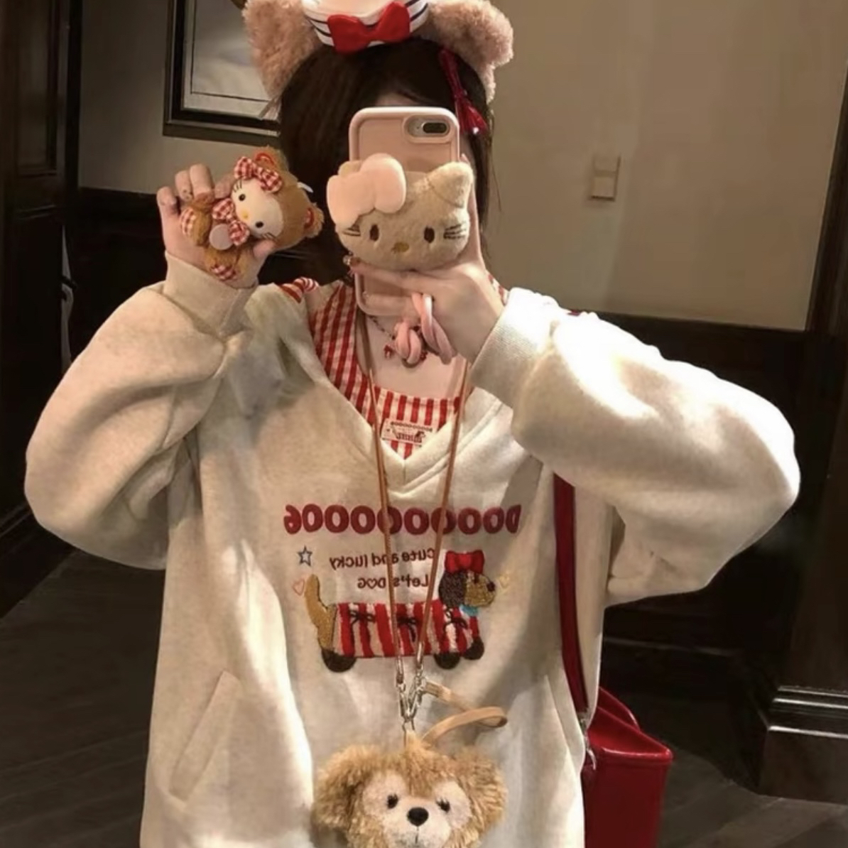 【扣号对应价格下单-备注编码】甜美卫衣（非主图款）