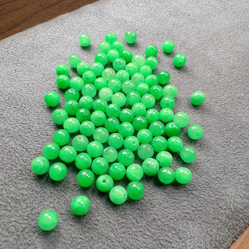 卡6mm 缅料A货 果绿 多样性发一颗