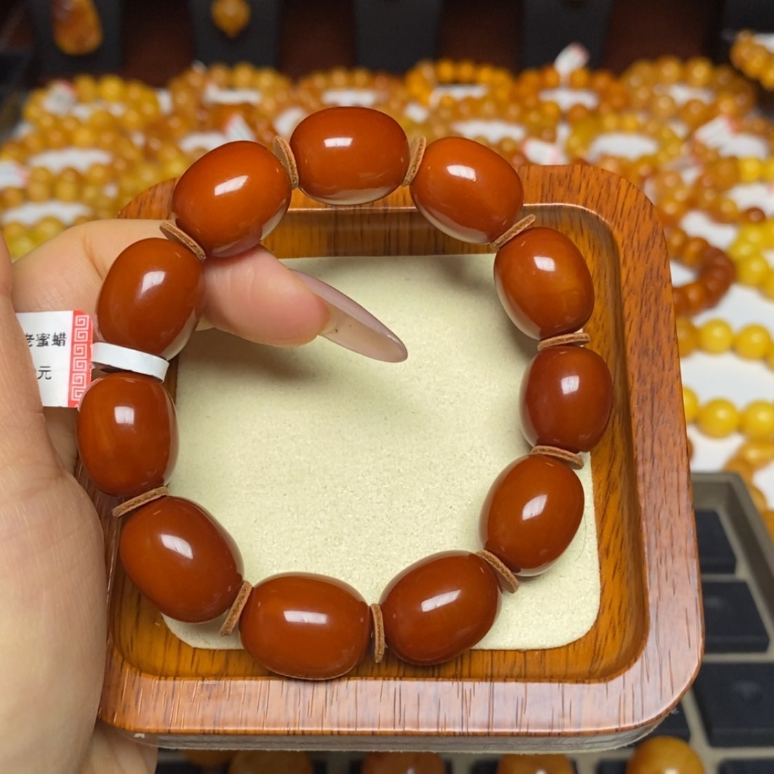 【闪购商品】蜜蜡手链未镶嵌手串