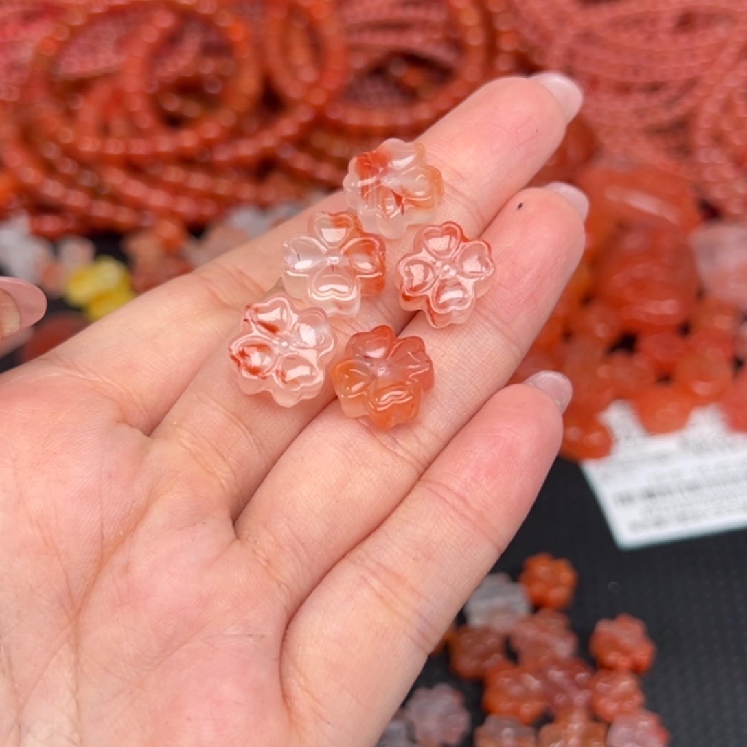 南红玛瑙未镶嵌吊坠(不含链)