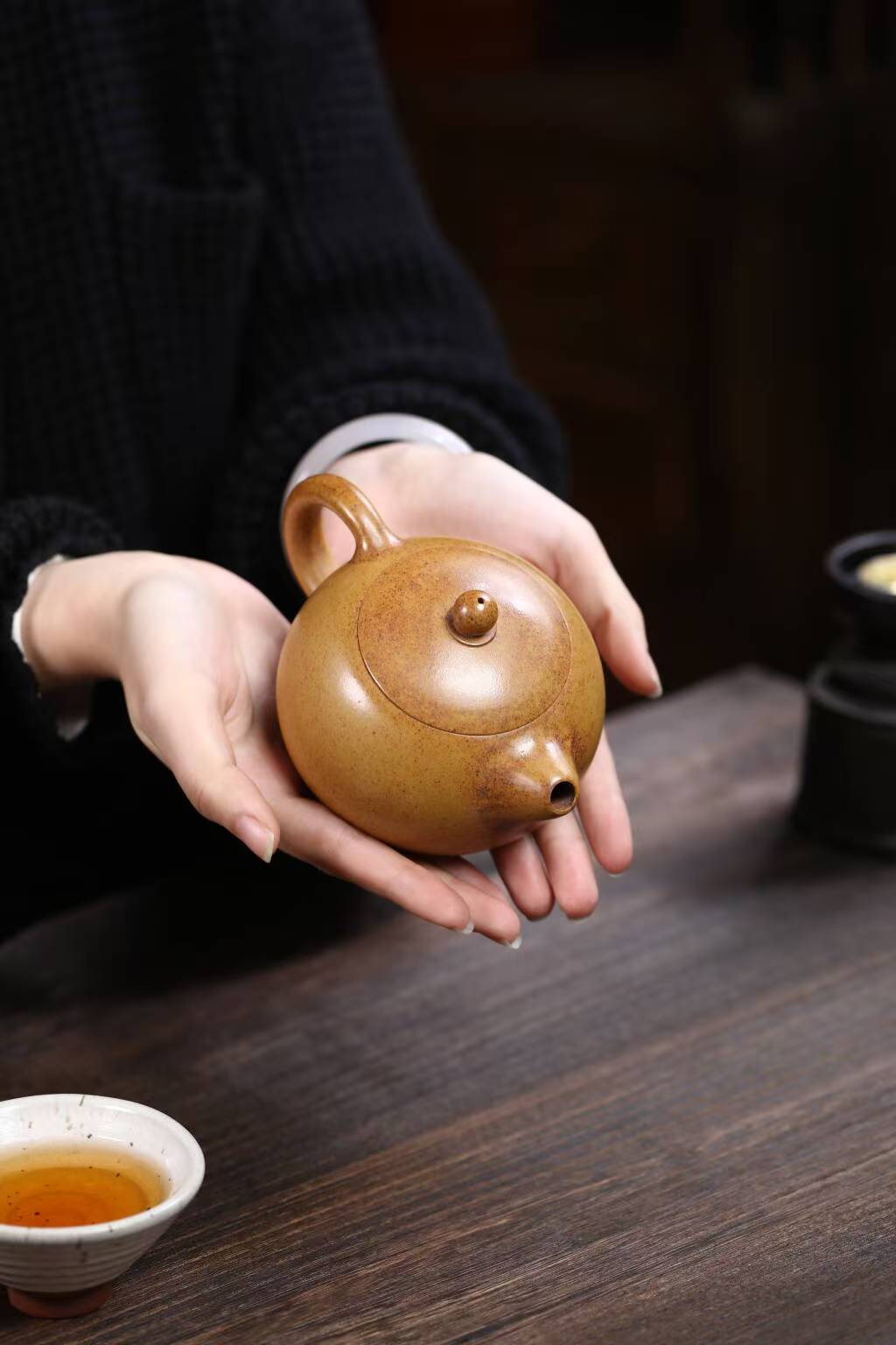 HB原矿柴烧黄金段西施壶