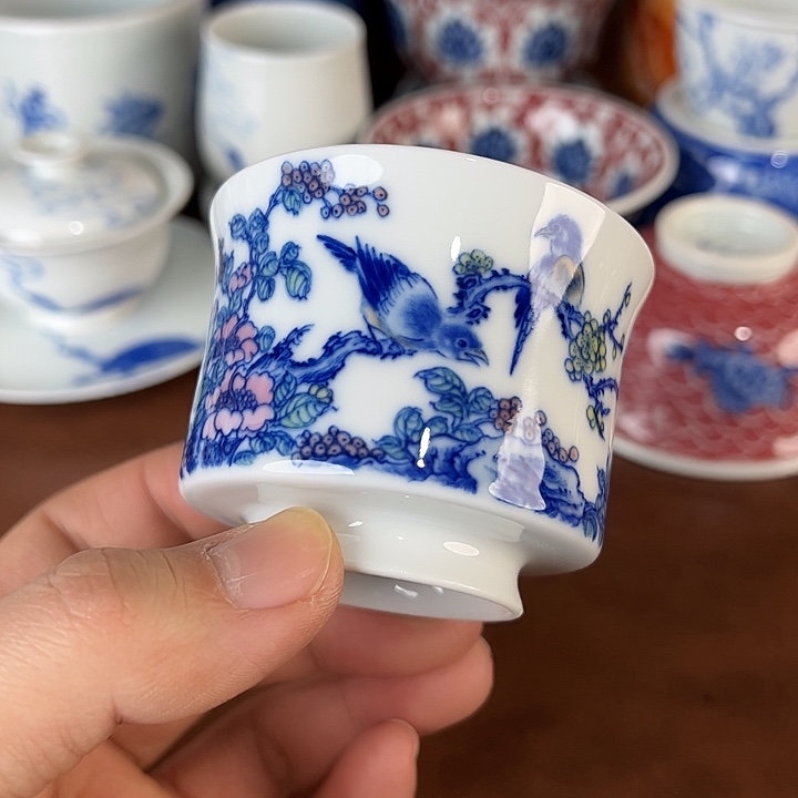 瓷片景德镇全手工手绘陶瓷