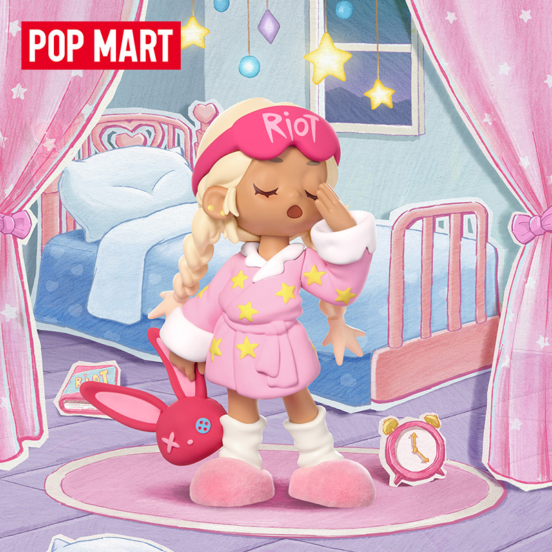 【潮玩商店拆盒】泡泡玛特Lil Peach Riot小小叛桃彻夜狂欢系列手办