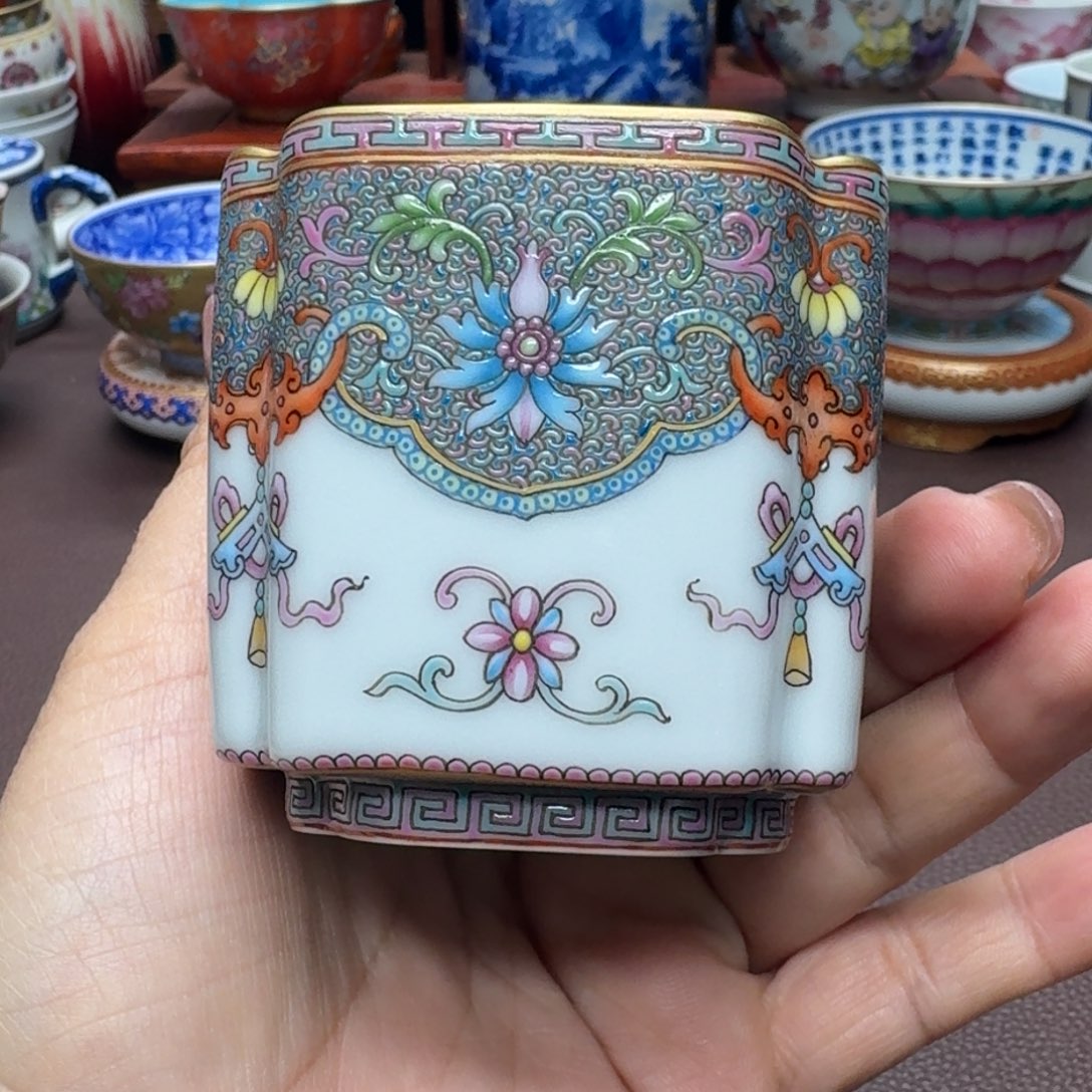 瓷片景德镇仿古手工制作精品展示