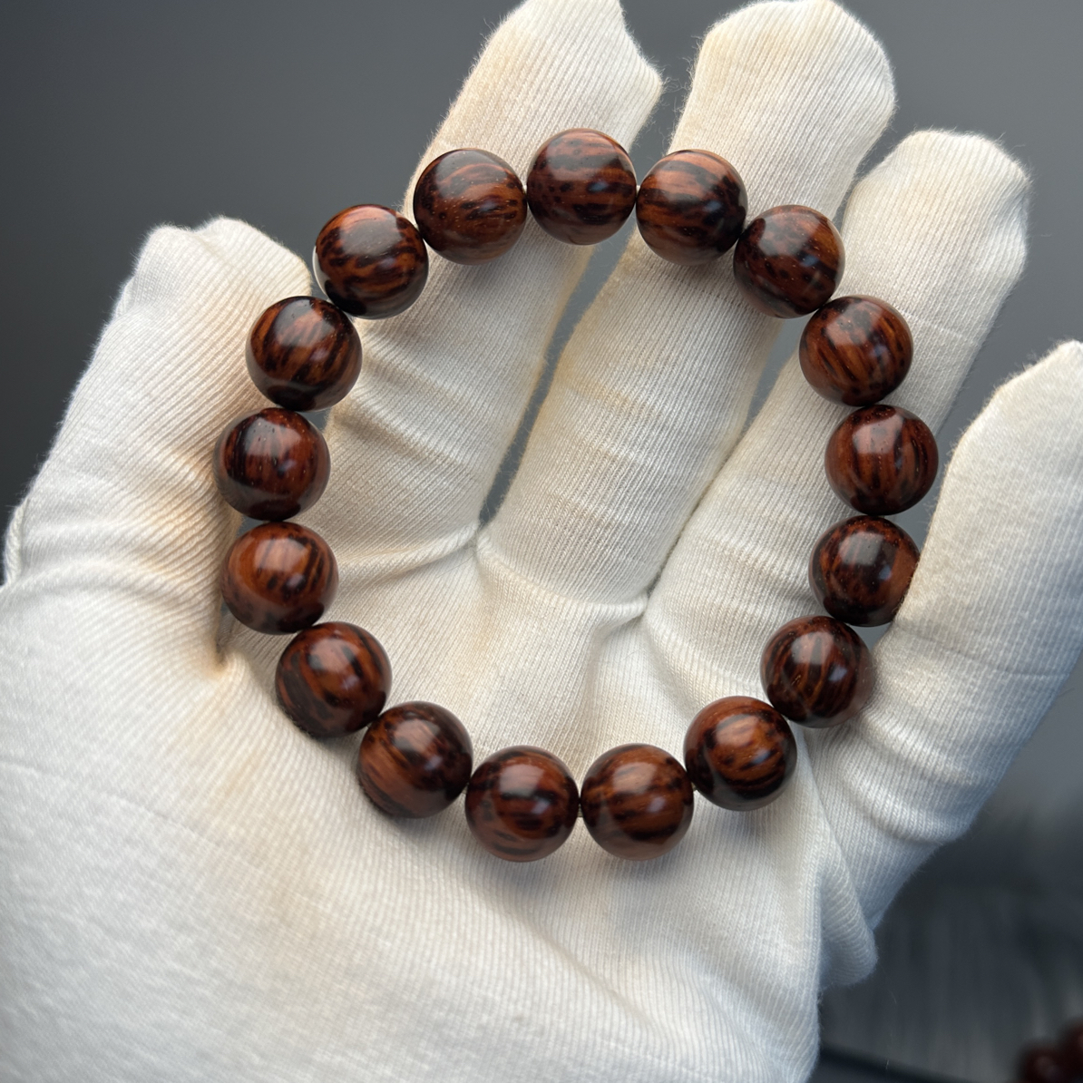 【原】小叶紫檀老琴料 1.2正圆 满芝麻点 精工 几乎无毛孔 无科技