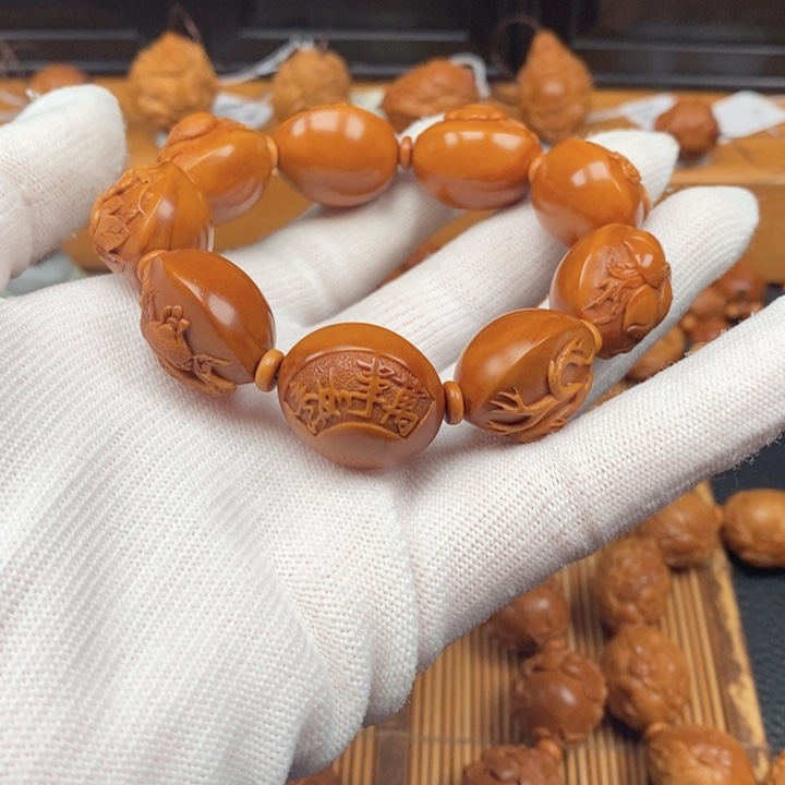 橄榄核手串许忠英老师万事如意