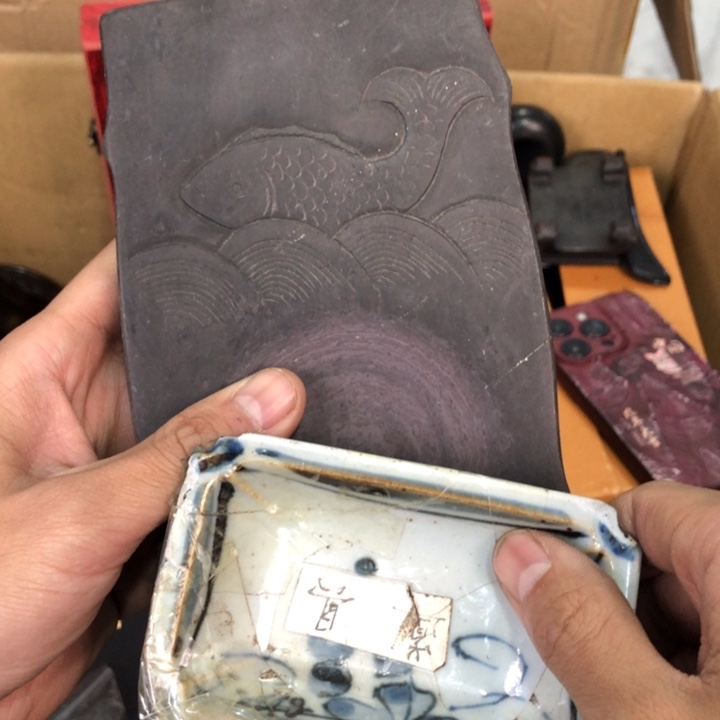 陶瓷孤品单件车里拍