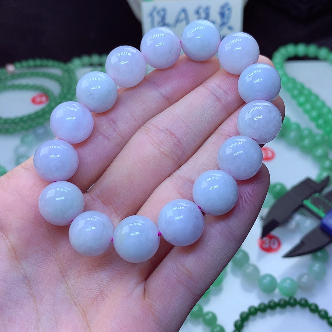 翡翠毛衣链未镶嵌