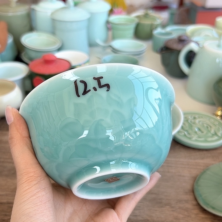 小米茶器龙泉青瓷