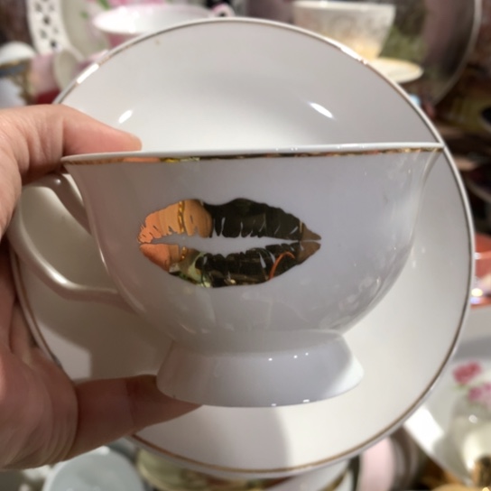 瓷片微瑕陶瓷处理介意请慎拍180毫升