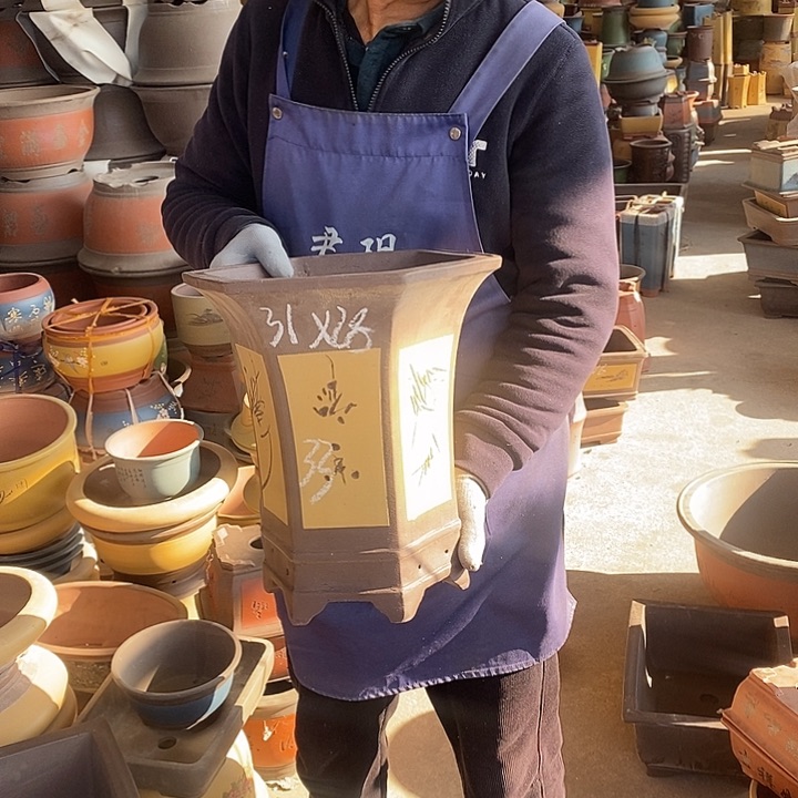 紫砂花盆紫砂花盆