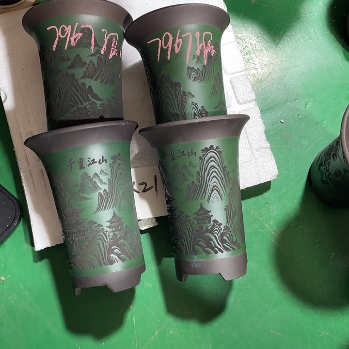 羊***羊花盆紫砂微瑕小号