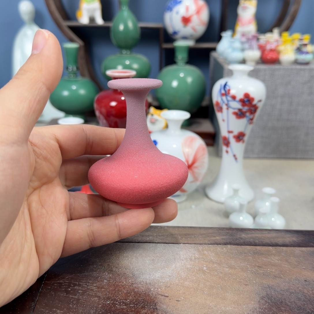 陶瓷手工小花器摆件