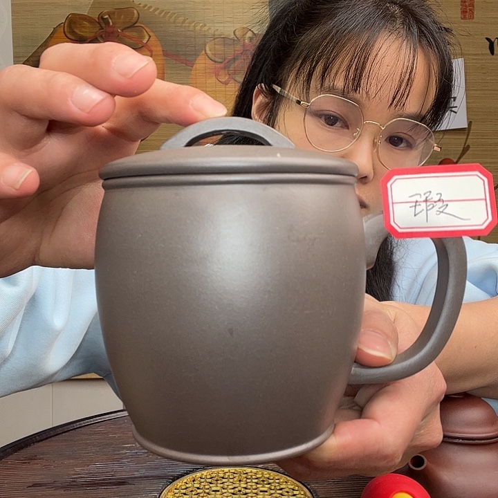 紫砂茶杯原矿紫砂杯