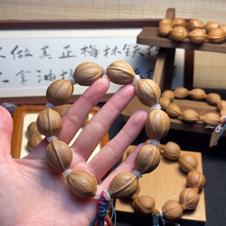 松***️橄榄核手串/手链18.26精品梅林铁核