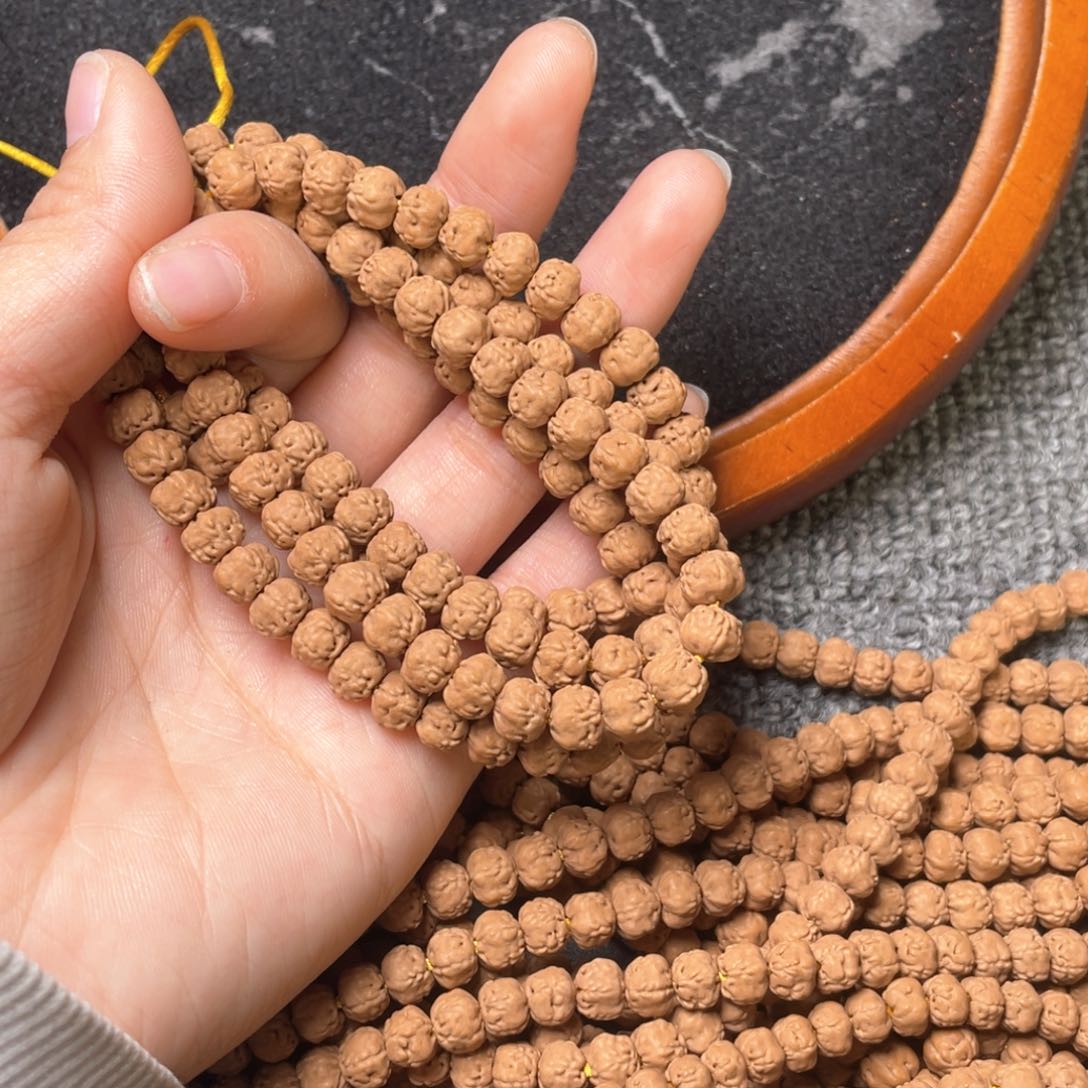 金刚菩提手串咡**嘻定制飞碟桩尺寸7