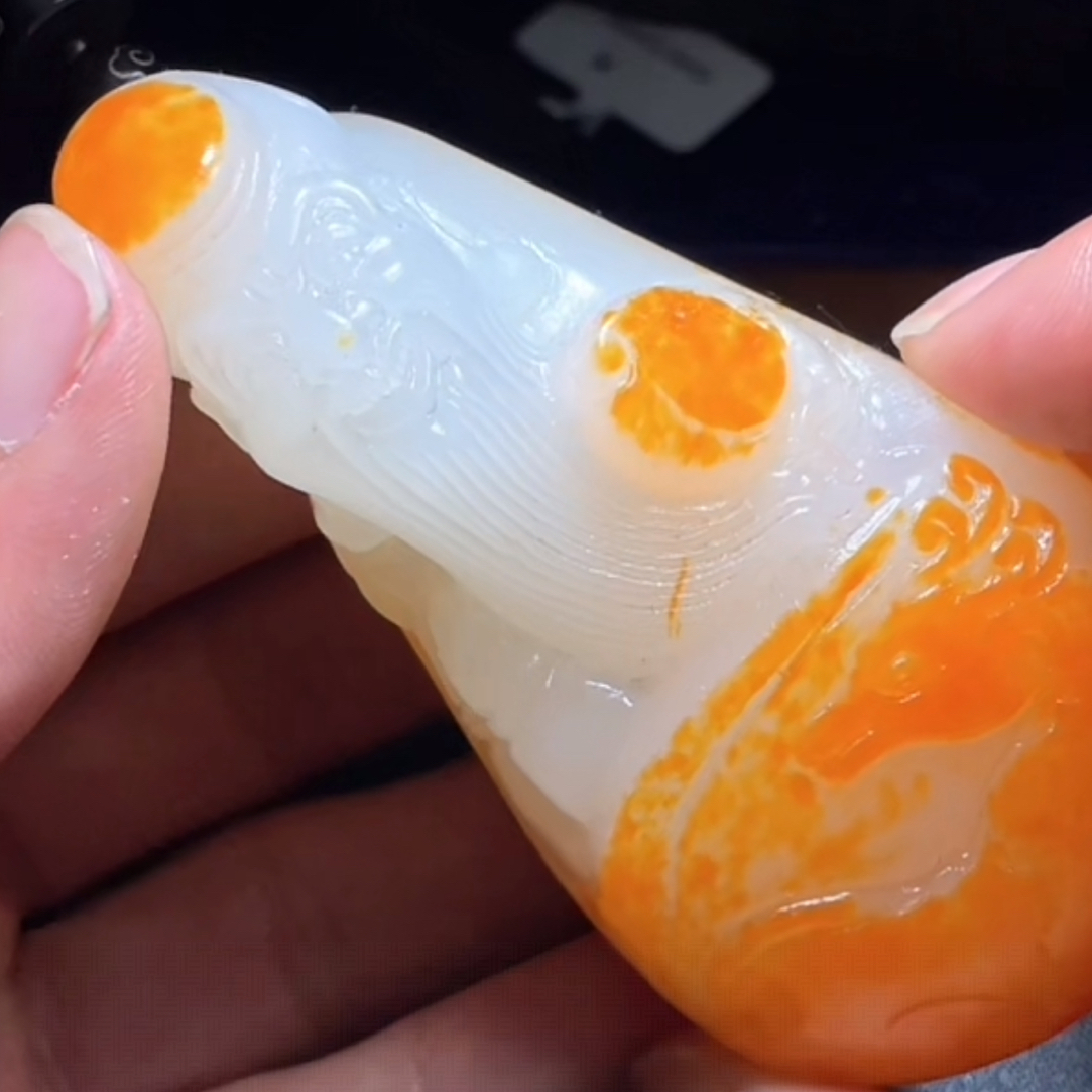 和田玉玉石挂件 d1208拍一发一