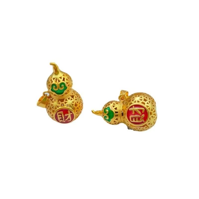 合金吊坠 如意财字葫芦项链时尚