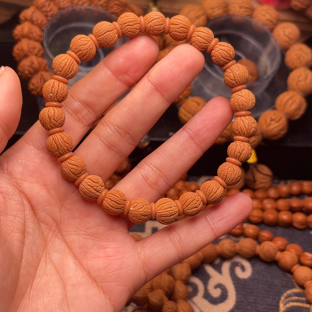 桃核手串仿古1.0手串