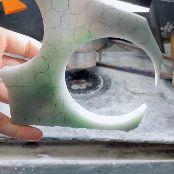 定制翡翠未镶嵌虎虎珠宝手镯定制